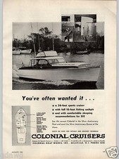 1955 PAPER AD Colonial