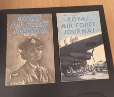 ROYAL AIR FORCE JOURNAL APRIL 1946 & JUNE 1944 R.A.F. WW2 MAGAZINE. ILLUSTRATED