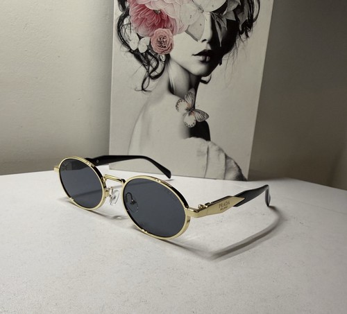 Gorgeous prada gold oval - prada,