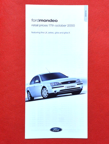 2000 new ford mondeo mk2 - 2000,