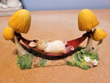 Border Fine Arts Merrie Mice Figure Funguys Collection "Lazy Days" A1811. VGC.