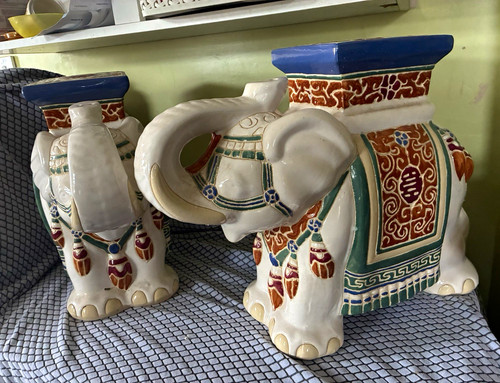 Large vintage white ceramic - vintage,