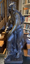 A Large 19th Century Bronzed Art Nouveau Statue
