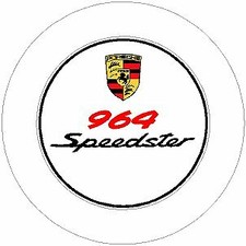 PORSCHE 964 SPEEDSTER SELF CLING PERMIT / TAX DISC HOLDER 