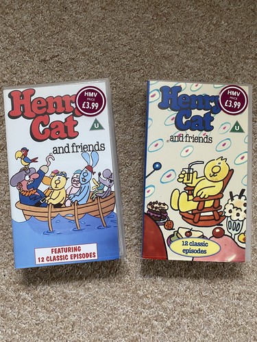 Henry cat friends vhs - 2,