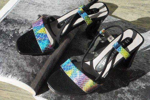 Rainbow snakeskin print - rainbow,