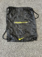 Nike Phantom Venom Football Boot Drawstring Bag Trainer Bag Black Yellow