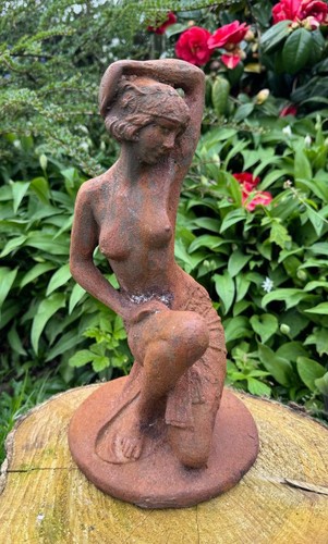 Cast iron art deco - nude, naked