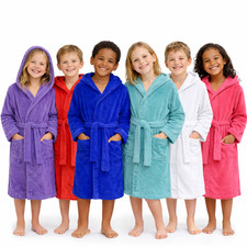 Kids Hooded Bathrobe 100%