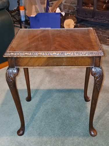 Mahogany glazed top occasional - mahogany,