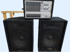 Phonic Speakers and Mixer/Amplifier