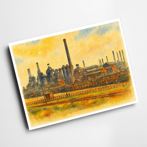 Print appleby frodingham - a6,