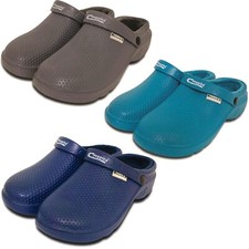 Town and Country Womens / Mens Gardening Shoes Clogs Lightweight Fleecy Cloggies