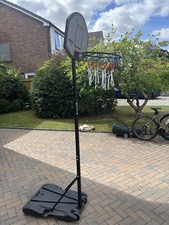 Height Adjustable Portable Basketball Stand with Wheels