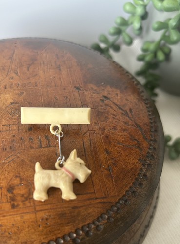 Vintage scottie dog dangle - vintage,