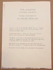 The Pogues Video Shoot