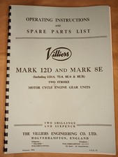 VILLIERS Mk12D 11D 7E/4 8E