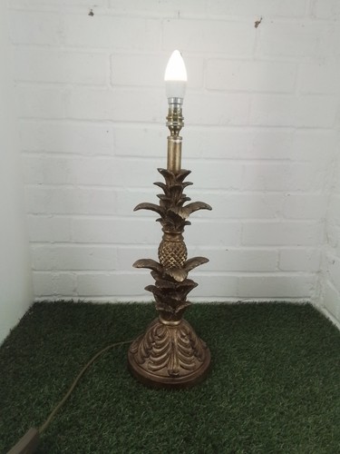 Lamp pineapple brass effect - lamp,