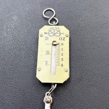 Vintage Antique Salter Pocket Postal Letter Scales - Made In England
