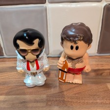 ELVIS PRESLEY & BAY WATCH HOFF WEENICON FIGURES 