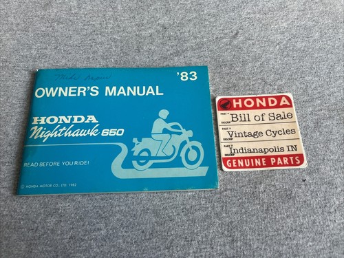 Honda nighthawk 650 cb650sc - honda,