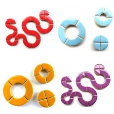 Bullseye Ceramic Mosaic Tiles