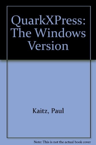 Quarkxpress the windows - quarkxpress:,