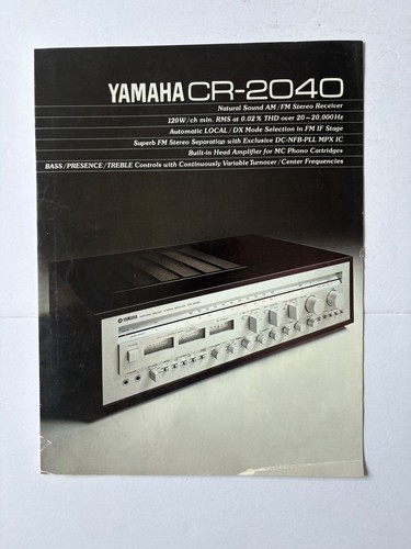 Yamaha 2040 receiver - yamaha, cr-2040