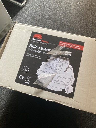 Rhino silent thermostatic fan - rhino,