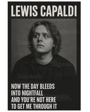 LEWIS CAPALDI Lovely poster/print/wall art!