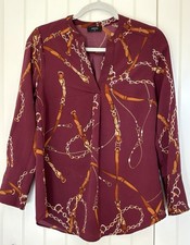 Women's Red Burgundy Chain