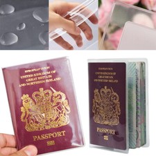 Clear Passport Holder Passport Protective Covers Transparent Passport Cover UK