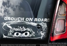 Grouch - Car Window Sticker -