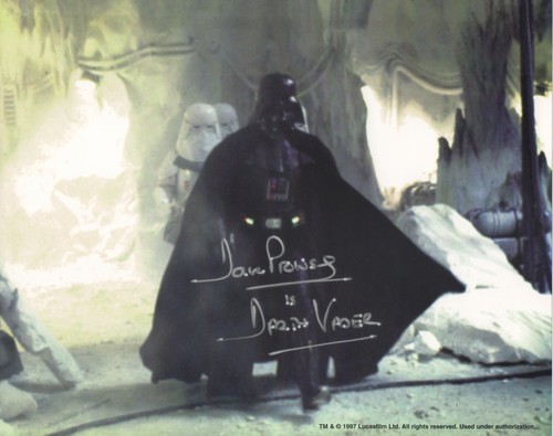 Dave prowse signed 10x8 photo - dave,