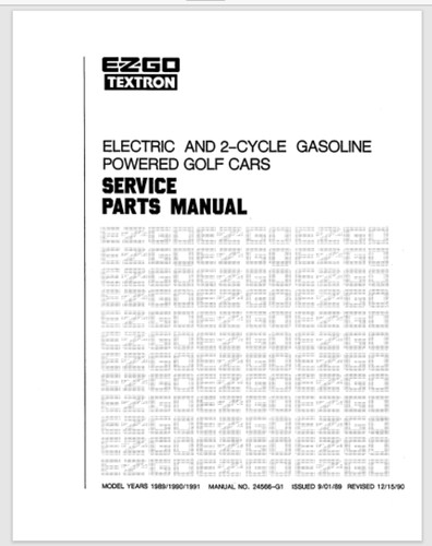 1989 1991 ezgo z - 1989, go