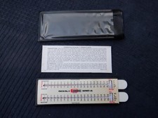 Rare Vintage Cosmorule Series 1A -  Double Sided Slide Rule Conversion Chart