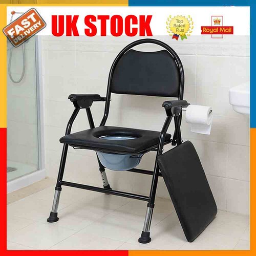 Folding commode chair - folding,