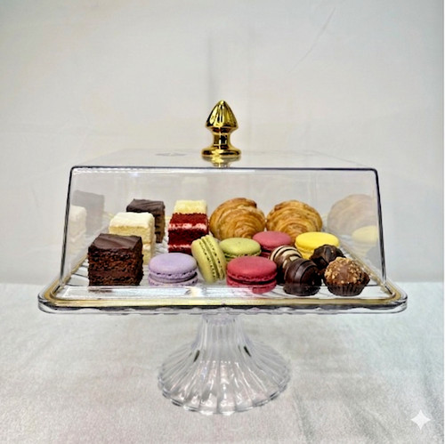 Elegant 28cm plastic cake - plastic,