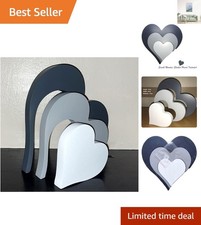 Elegant Wooden Love Hearts