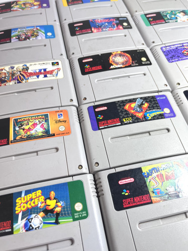 Super nintendo snes pal - pal, games