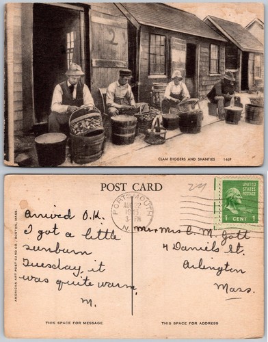 Clam diggers and shanties - clam,