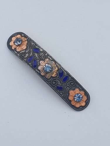 Vintage enamel flower design - vintage,