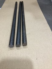 3 X STEEL SOLID  Round Bar Rod Size 12 MM x 320 MM  BLACK SOLID ROD