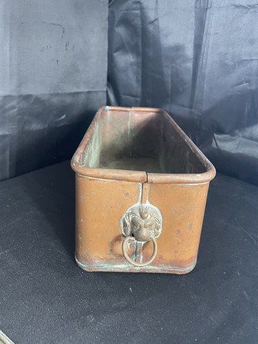 Vintage copper planter - , with