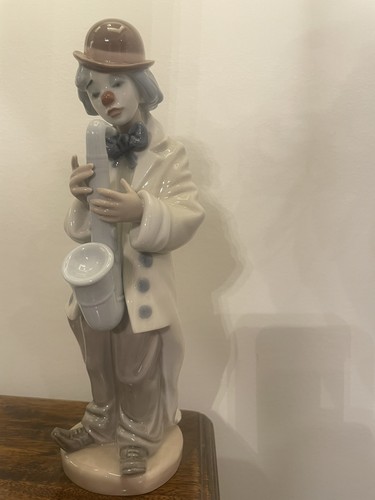 Lladro sad sax 5471 - lladro, "sad