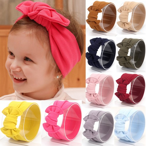 Baby girls cotton bow turban - baby,