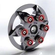 Ducati Dry Clutch Titanium/Red