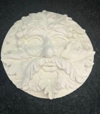 Round Green Man Wall Plaque