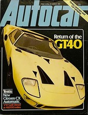 AUTOCAR MAGAZINE 28-MAR-81 -