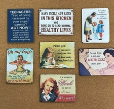 Vintage Retro Metal Magnet